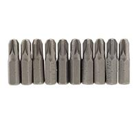 Draper 64057 Lot de 10 embouts hexagonaux de type PZ n°3 1/4" 25 mm de long