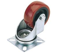 Draper 65518 Support de fixation pour roulette en polyuréthane Diamètre 100 mm