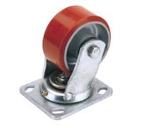 Draper 65523 pour roulette en polyuréthane Diamètre 100 mm de fixation de plaque pivotante