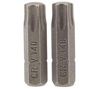 Draper 66437 T40 Embouts hexagonaux Draper TX-Star® de 6,35 mm de long (2 pièces)
