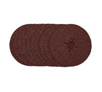 Draper 68618 Lot de 10 disques abrasifs en fibre 125 mm Grain 24 Rouge Taille unique
