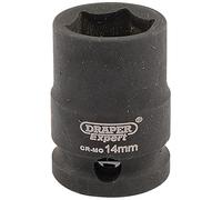 Draper 6874 Douille à choc carrée Hi-Torq 6 pans 3/8" Taille 14 mm Bleu