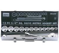Draper 69682 Coffret à douilles Carré conducteur 3/4"
