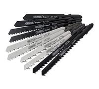 Draper 81736 Expert Lot de 10 lames de scie sauteuse pour outils électriques assorties NoirArgent