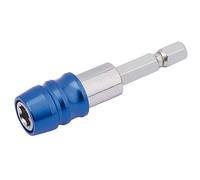 Draper 82410 65 mm de long dégagement rapide Porte-embout - Argent