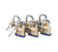 Draper 8302/40/KA Lot de 6 Cadenas uivre/acier durci 40 mm