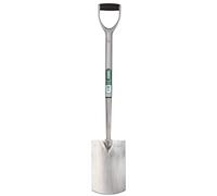 Draper 83756 en Acier Inoxydable Soft Grip Jardin Pelle, Argenté.