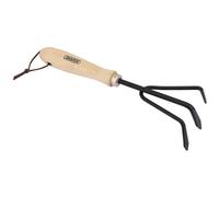 Draper 83991 Main Cultivateur en Acier Carbone avec Manche en Bois Dur