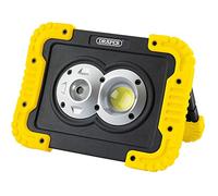 Draper 87737 Lampe de travail LED COB rechargeable Jaune