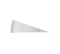 Draper 98447 Lot de 10 électrodes en tungstène cerié Argenté 1,6 x 150 mm