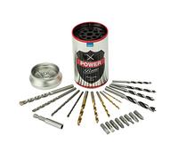Draper 99802 Jeu de 22 tournevis combinés et forets - Édition spéciale - Power Brew - Bleu et noir - Taille unique