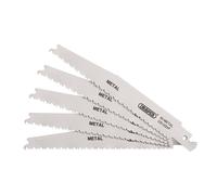 Draper Bi-Métal Scie à Guichet Lames Coupe Métal 150mm 8-14tpi 5Pk 38755