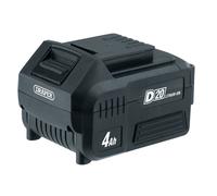 Draper D20 20V Batterie LI-ION 4.0Ah Charge Indicateur Quick Sortie Bouton 55898