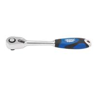 Draper D72 C/SG 3/20,3 cm carré d'entraînement 72 dents Grip doux cliquets, Bleu
