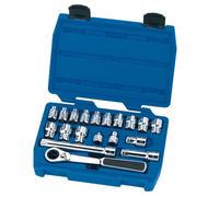 Draper Expert 40197 Coffret liquet / douilles Vortex Système métrique 20 mm 19 pièces