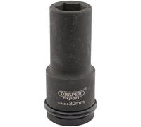 Draper Expert 5052 Douille à Choc 6 pans à entraînement carré Hi-Torq 20 mm