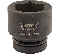 Draper Expert 5123 Douille à choc 6 pans à entraînement carré Hi-Torq 43 mm