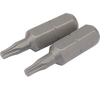 Draper Expert 52813 Embouts 6 pans 1/4 x 1/4 "Tournevis Torx T9 x 26 mm (Lot de 2)