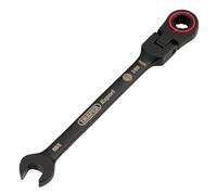Draper Expert HI-TORQ 03914 Clé mixte à cliquet à tête flexible métrique 8 mm Noir