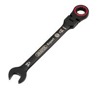 Draper Expert HI-TORQ 03920 Clé mixte à cliquet à tête flexible métrique 14 mm Noir