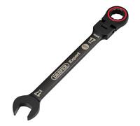 Draper Expert HI-TORQ 03924 Clé mixte à cliquet à tête flexible métrique 17 mm Noir