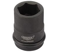 Draper Expert Hi-Torq 28694 Douille à choc 6 pans Carré 3/4" 24 mm Bleu