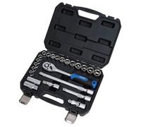 Draper HI-TORQ 24229 Lot de 23 douilles métriques 1/2"