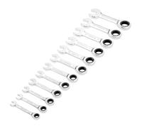 Draper HI-TORQ 27931 Lot de 12 clés mixtes à cliquet métriques