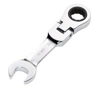 Draper HI-TORQ 27968 Clé mixte à cliquet à tête flexible métrique 12 mm