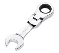 Draper HI-TORQ 27977 Clé mixte à cliquet à tête flexible métrique 17 mm