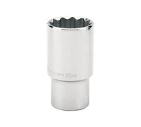 Draper HT-MM Carré conducteur 1/2" 32 mm Couple élevé Bi-Hexagonal Douille Profonde