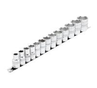 Draper Impérial Prise sur Un Métal Rail 1.3cmD 13pc 6 Point Standard Long 16498