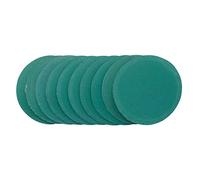 Draper Lot de 10 disques abrasifs secs et humides avec crochet et boucle, 50 mm, grain 320, vert, taille unique 01066