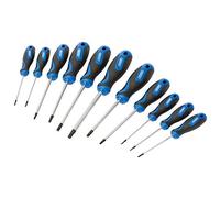 Draper Lot de 11 tournevis Torx Torx Tx Star T6-T40T - 34253 - T6, T7, T8, T9, T10T, T15T, T20T, T25T, T27T, T30T & T40T