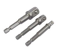 Draper Lot de 3 douilles à choc | Adaptateur carré 6,35 mm x 6,35 mm, 0,95 cm et 1,27 cm | Visseuses à percussion, clés, cliquets et tournevis | 00005