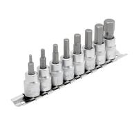 Draper Métrique Hexagonale Douille Set 1cm Carré Dr 48mm 8 Pièce Taille 3 À 12-