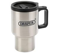 Draper Mug Isotherme en Acier Inoxydable Argenté 400 ML