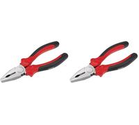 Draper Pinces universelles 67925, 160 mm - Acier au carbone durci, poignées gainées souples deux tons (Lot de 2)