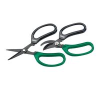 Draper Poignée Souple Jardin Élagage Ciseaux Set 2pc Taille 165mm Droit Courbé