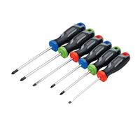 Draper Poignée Souple Screwdriver Set 6 Pièce Mélange Magnétique Orteils 13433