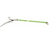 Draper Sécateur télescopique de 1,37 à 2,5 m | 32 mm de diamètre maximum | Scie d'élagage incurvée de 355 mm | Outil de jardin extensible à visser et verrouiller | Lame de coupe à corde | 33855
