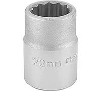 Draper T-MM/B Douille carrée 12 pans 3/4" (22 mm), Bleu