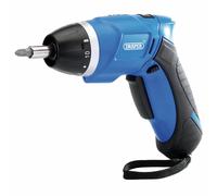 Draper Tools 83568, Visseuse électrique, modèle pistolet / manche droit, 1/4", noire, bleue, avec anneau de suspension, 4 Nm