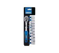 Draper Tools Jeu de cliquet et douilles métriques 12 pcs 3/8 16371