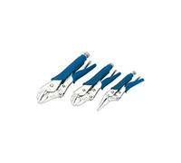 Draper Tools Jeu de pinces-étaux 3 pièces Bleu 88293