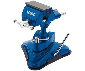 Draper VAC 10/L Étau de table avec embase à ventouse 73mm