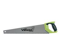 Draper Venom 82196 First Fix Scie à bois à double sol 550 mm 8PPI - Lame de 55 cm - 82196 - Scie à main pour le travail du bois, Vert