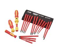 Draper XP1000 Lot de 19 tournevis dynamométriques VDE à double isolation avec lame interchangeable 81762