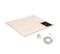 Draps de terre avec cordon de 45 m, drap de sol pour lit standard européen, tapis de terre conducteur pour un meilleur sommeil, recyclage EMF, protection contre les rayons (90 x 270 cm)