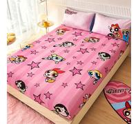 Draps-housses graphiques de dessins animés, draps-housses élastiques en tissu composite mignon avec bande élastique, pour chambre à coucher 140*200,150*200,200*200,99*190,138*190,153*203,198*203,90*20